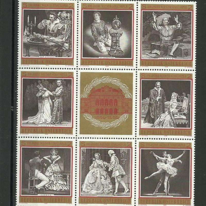 1969.- Ausztria - MNH/** - Operaház - 100.évforduló