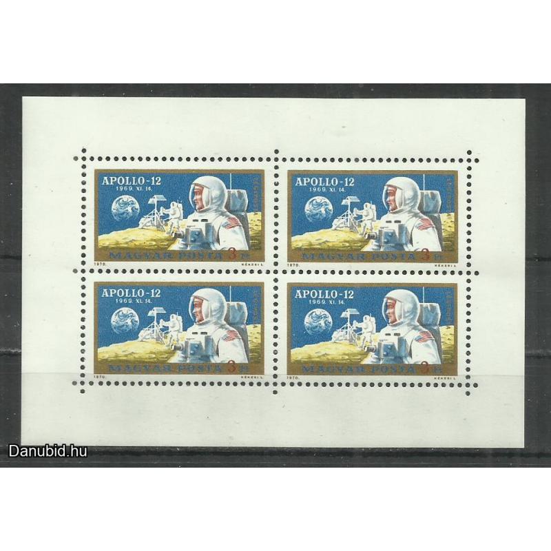 1969.-  Apollo - 12 - blokk - MNH/**