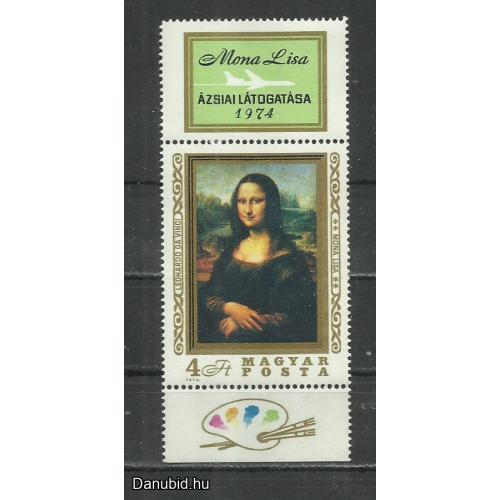 1974.-  Mona Lisa Ázsiai látogatása - MNH/**