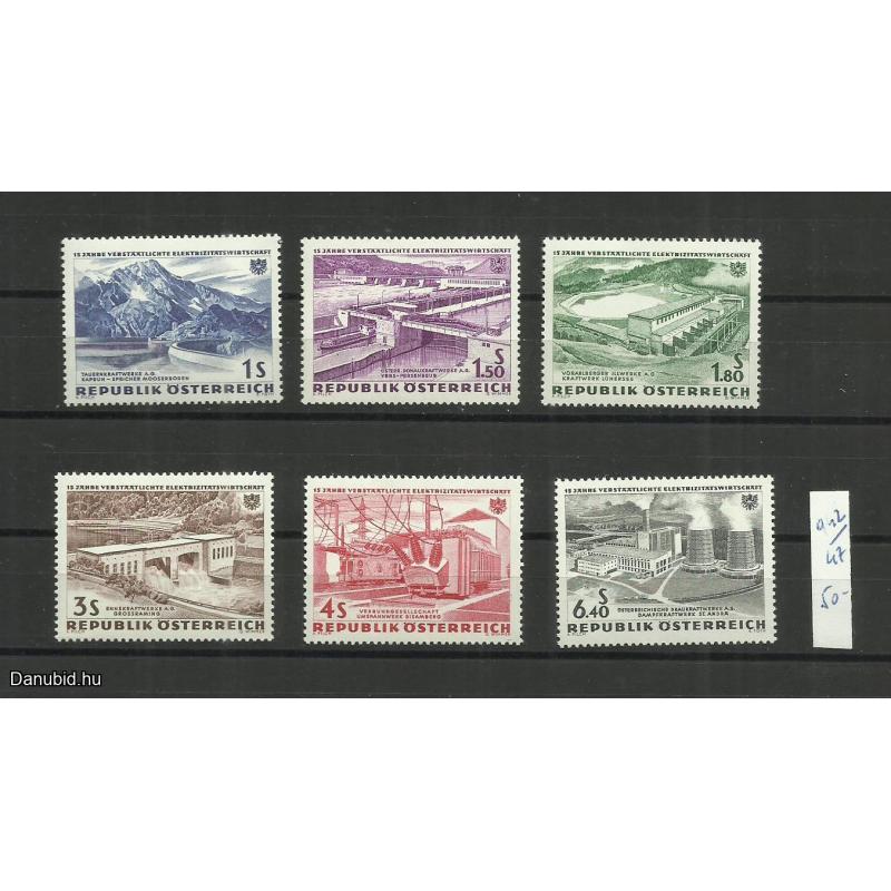 1962.- Ausztria - MNH/** - Elektromosság - Villamos energia
