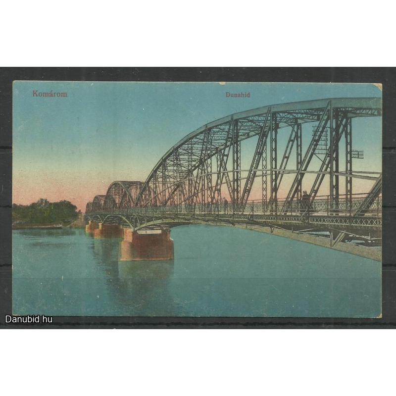 1916.- Komárom- Dunahíd - futott képeslap