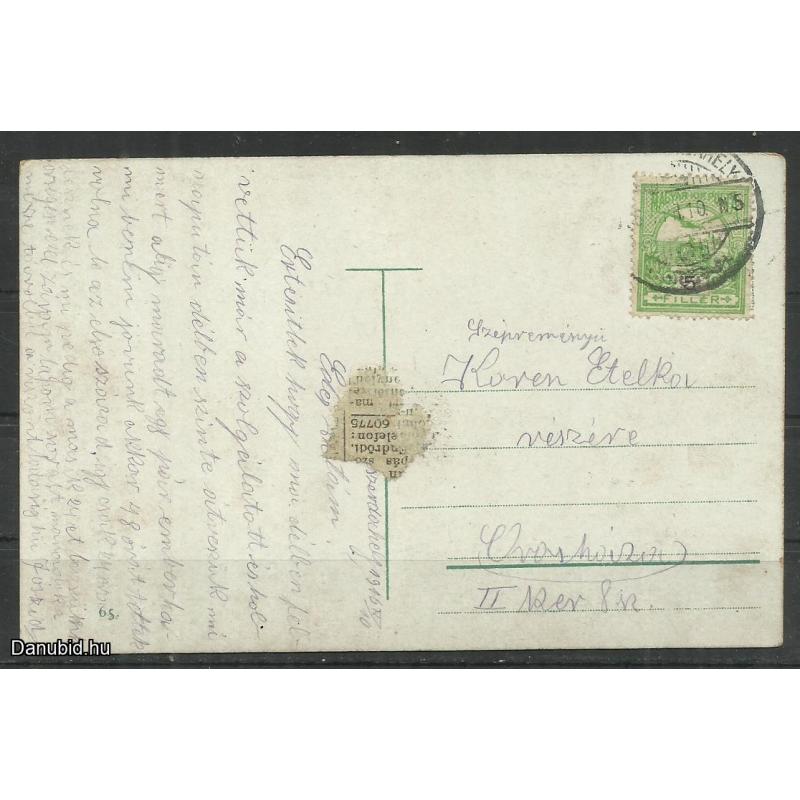 1916.-  Budapest - Szabadság tér - képeslap - futott