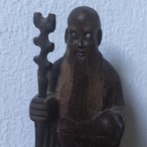 Kínai fafaragás figura - régi