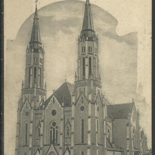 1918.- Szeged - Rókusi templom- futott képeslap