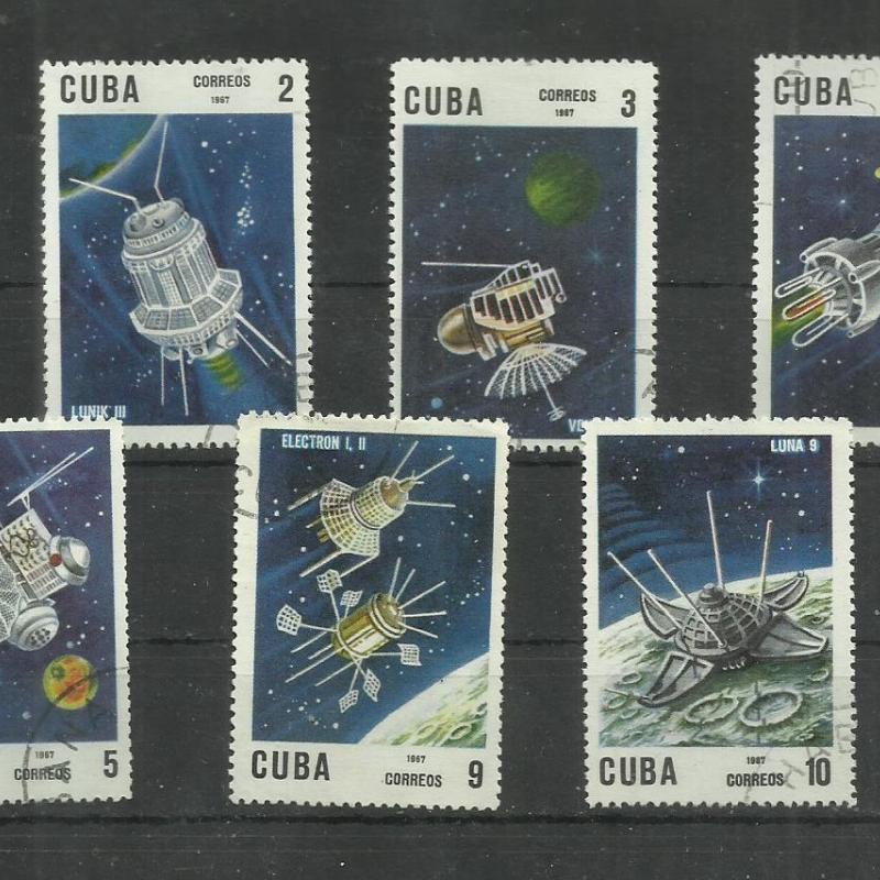 1967.- Kuba -Cuba -MNH/**- Űrkutatás sor