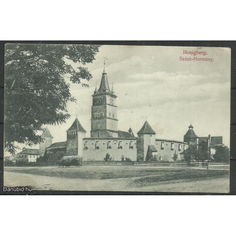 1915.- Szászhermány, Honigberg, Harman - képeslap - futott