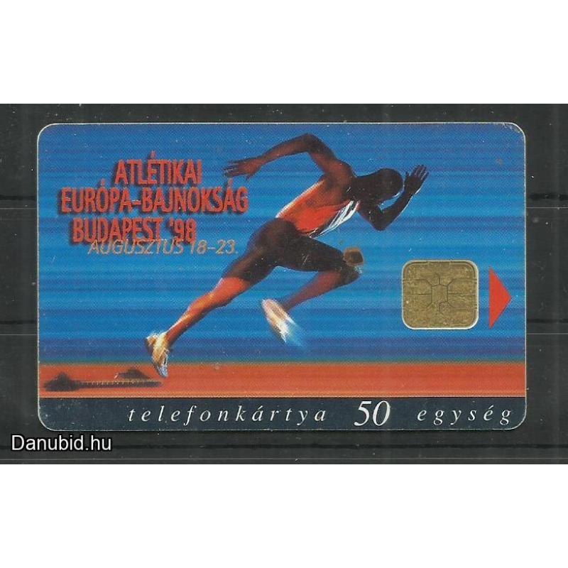 1998.- Atlétikai Európa bajnokság - Magyar Telefonkártya - Budapest