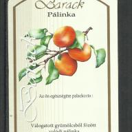 Cí­mke -  Barackpálinka - 2 db - pálinka