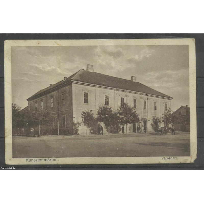 1945.-  Kunszentmárton városháza képeslap