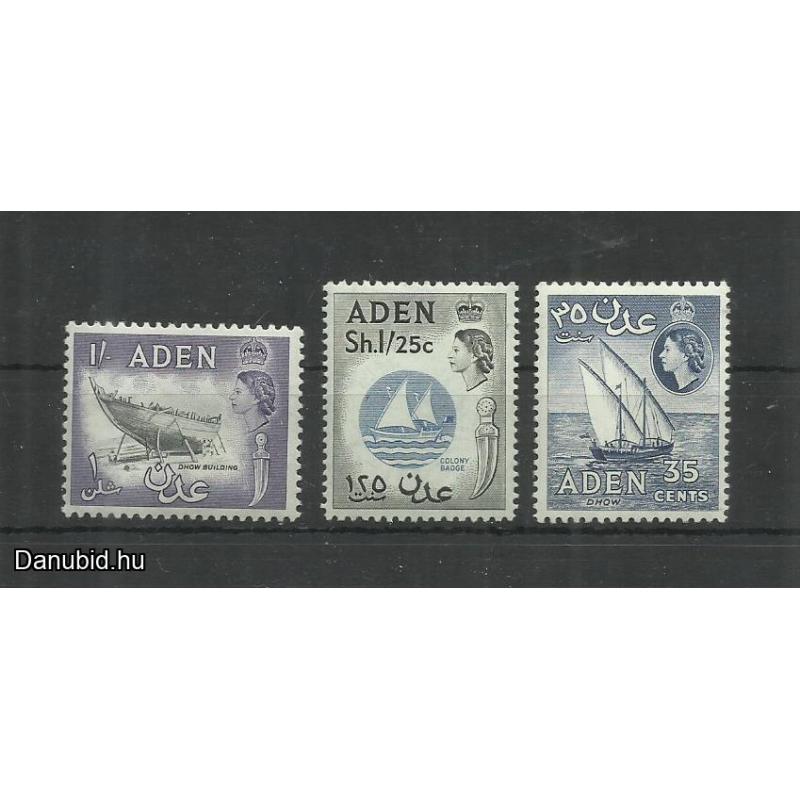 1964.- Aden - MNH/** -II. Erzsébet, 1s 25c, gyarmati címer