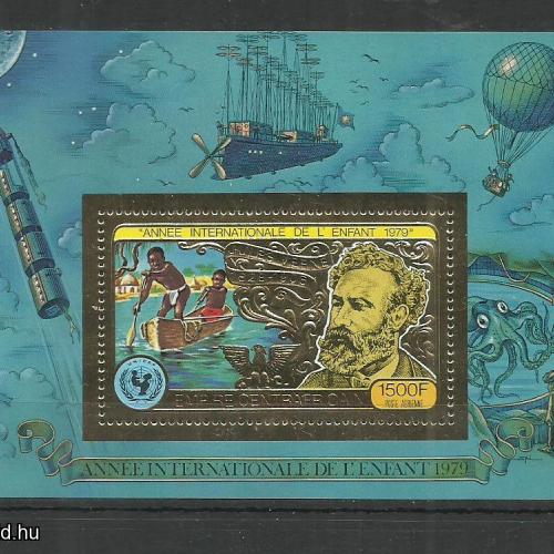 1979.- Közép-afrikai Köztársaság - arany blokk- MNH/** -