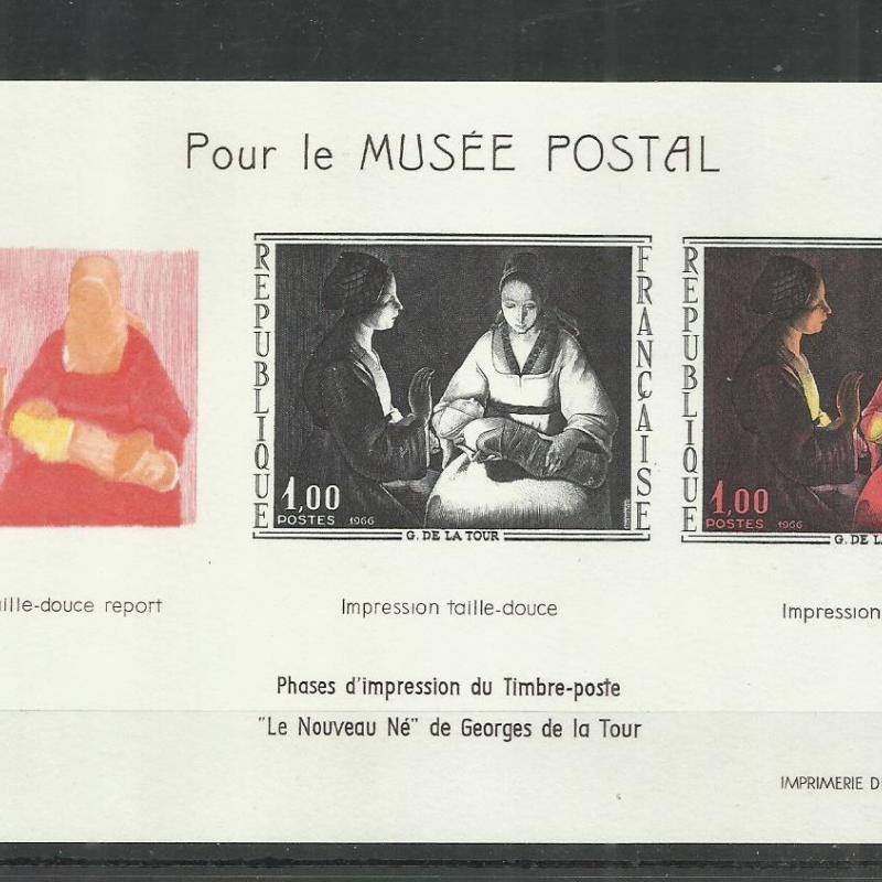 1966.- Franciaország - MNH/** - Postamúzeum emléklap