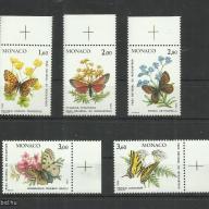 1984.- Monaco - MNH/** - Pillangó sor - Lepke
