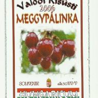 Címke - Valódi Kisüsti Meggypálinka