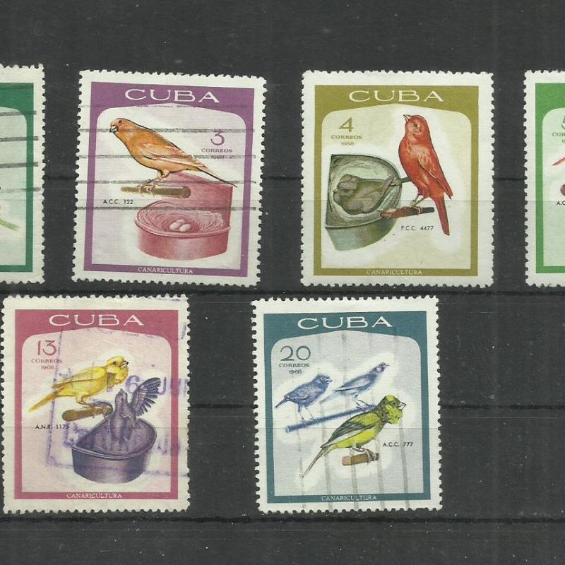 1968.- Kuba -Cuba -MNH/**- Madár sor