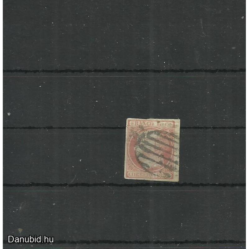 Spanyolország - 1852 - Correos 6 cent - pecsételt
