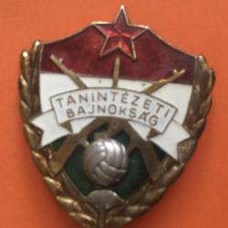 Tanintézeti bajnokság - foci - jelvény