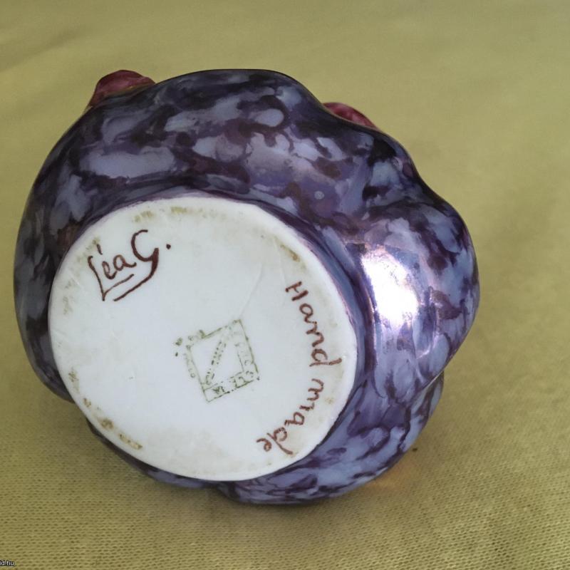 Porcelán váza Brazil kézi festés Rióból