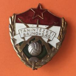 Tanintézeti bajnokság - foci - jelvény