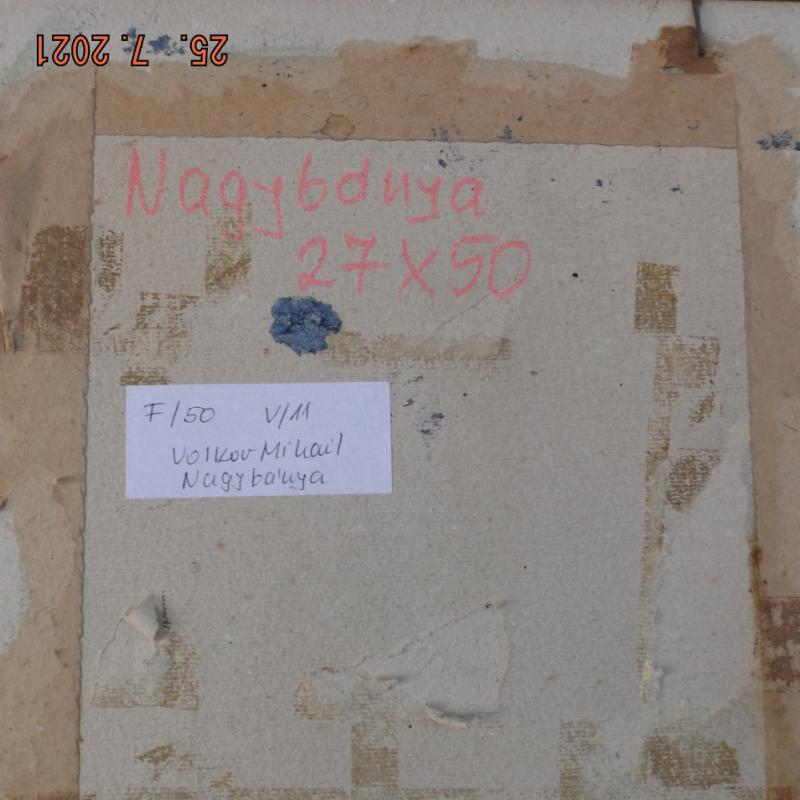 Mihail Volkov:Nagybánya - olajkarton