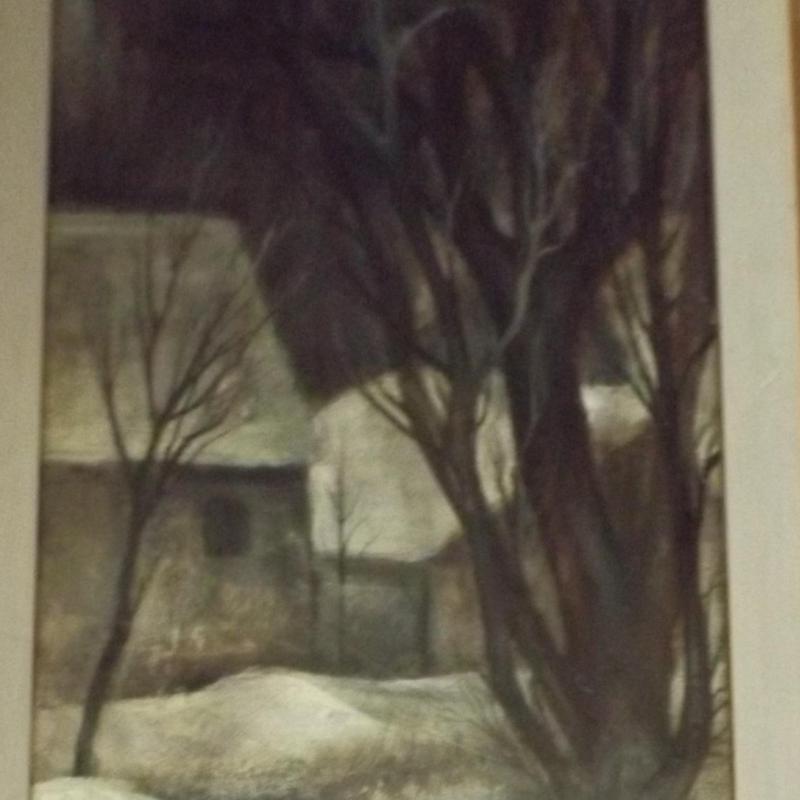 id.Holler László - (1938 - Havas ház - olajfarost - kortárs