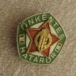 1960 évek - jelvény - önkéntes határőr