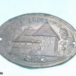 Postás Erdei Ház - Zirc - plakett