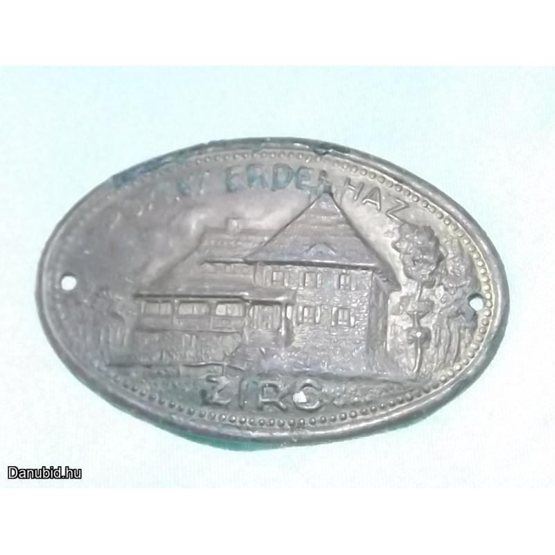 Postás Erdei Ház - Zirc - plakett