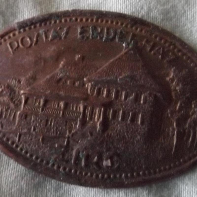 Postás Erdei Ház - Zirc - plakett