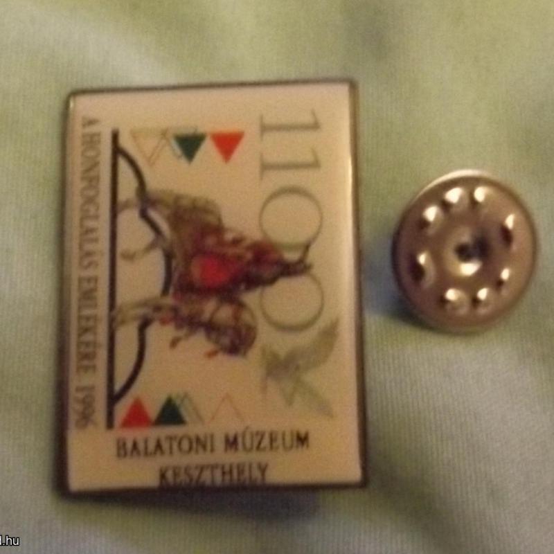 1100 A Honfoglalás emlékére 1996 - Keszthely - jelvény