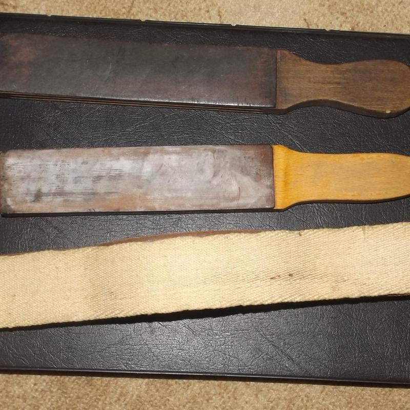 Borotválkozás és kellékei - fenőszíj 3 db