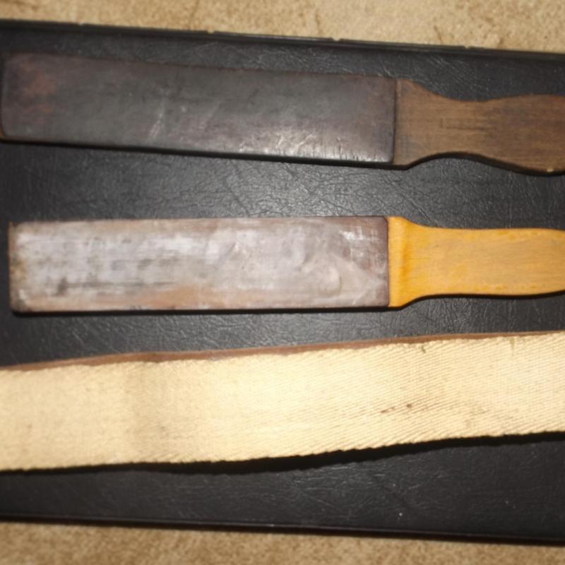 Borotválkozás és kellékei - fenőszíj 3 db