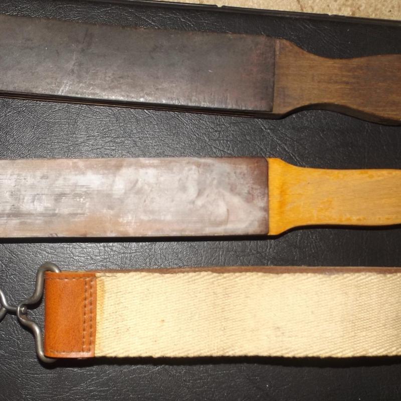 Borotválkozás és kellékei - fenőszíj 3 db