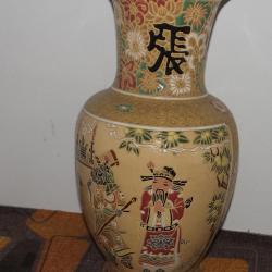 Vietnám - padlóváza - Harcosokkal - 60 cm