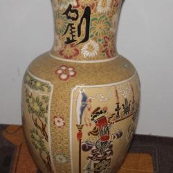 Vietnám - padlóváza - Harcosokkal - 60 cm