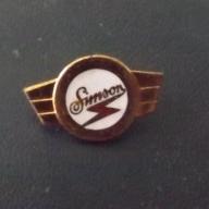 Simson motor - jelvény , zománcozott kitűző , 2,1 cm x 1,5 cm + tű