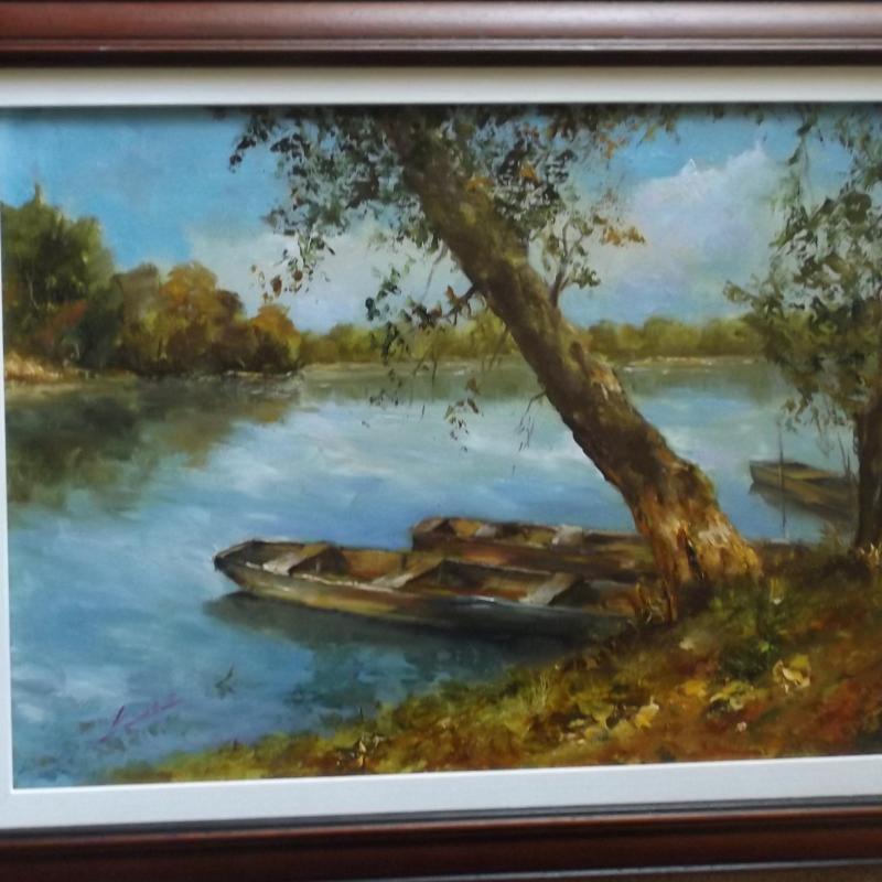 Szántó Lukács: Mártély  -40 X30 cm