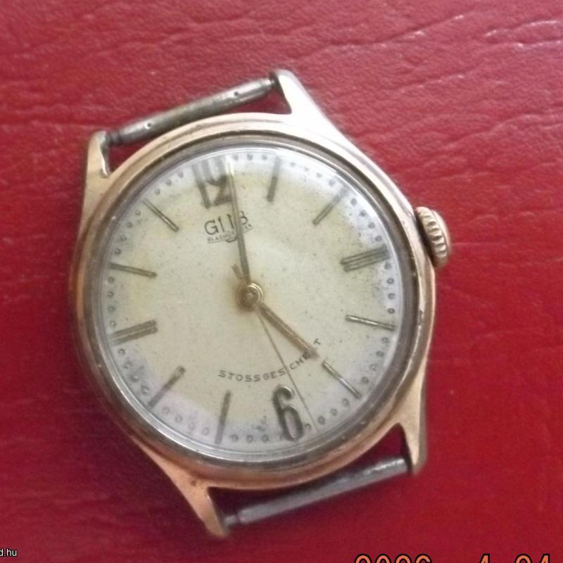 Aranyozott - GUB - Glashütte - ffi - karróra