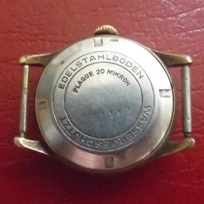 Aranyozott - GUB - Glashütte - ffi - karróra