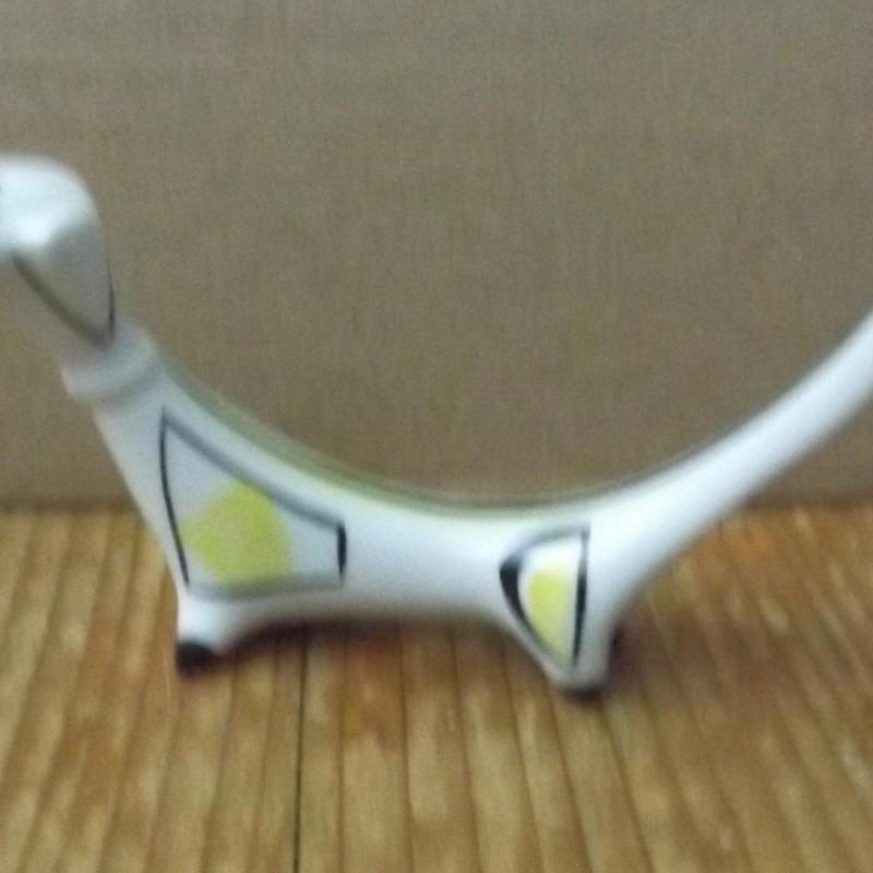 Hollóházi porcelán art deco tacskó, kutya, Hanzéli Jenő terve