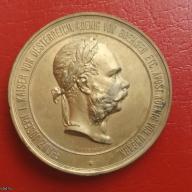1873.- Ferenc József - plakett - Világkiállítás - Bécs