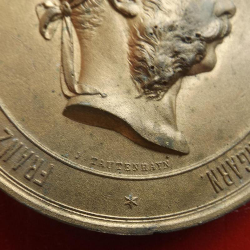 1873.- Ferenc József - plakett - Világkiállítás - Bécs