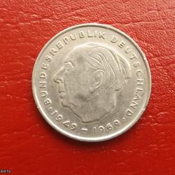 1972.- Németország - Germany - 2 Mark 1972 D - veret Konrad Adenauer