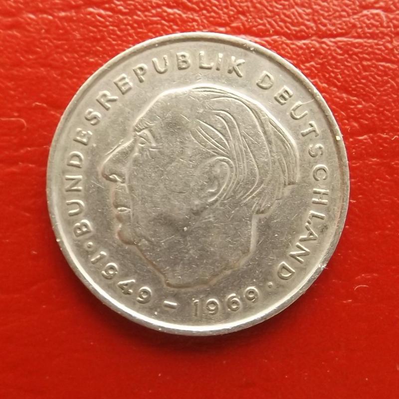 1972.- Németország - Germany - 2 Mark 1972 D - veret Konrad Adenauer