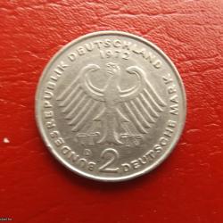 1972.- Németország - Germany - 2 Mark 1972 D - veret Konrad Adenauer