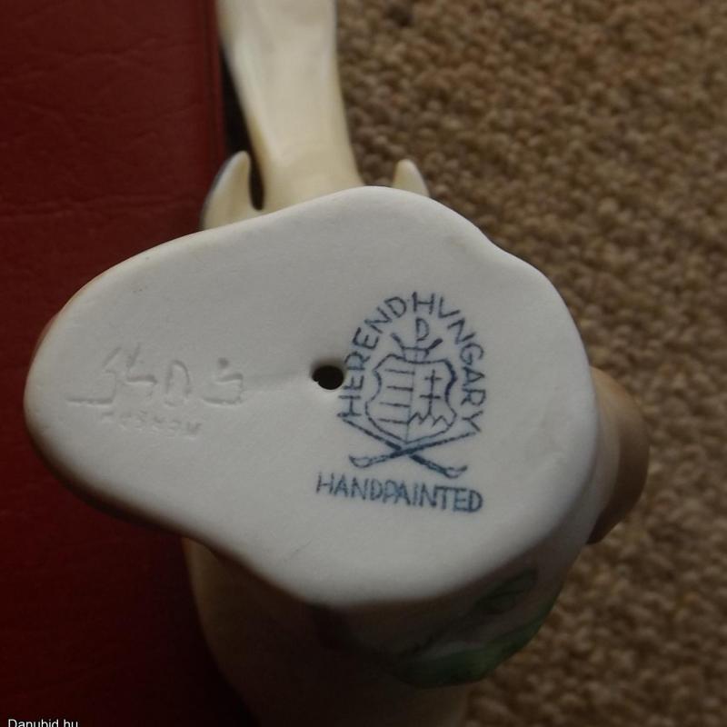 Herendi - madár - porcelán énekes madár