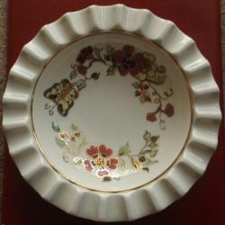 Zsolnay - hamutartó - pillangó mintás