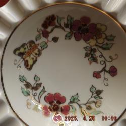 Zsolnay - hamutartó - pillangó mintás