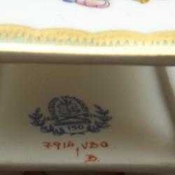 Herendi - gyufatartó- porcelán - Viktória mintás