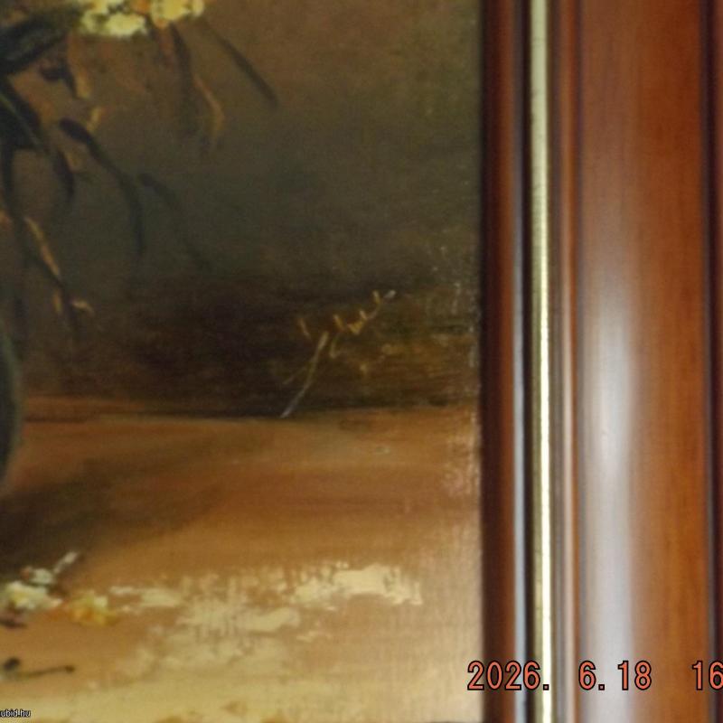 2002.-Szántó Lukács- Csendélet -olajkarton -20 X30 cm